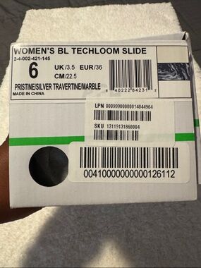 NEW Women's APL Techloom Slide - Pristine/Silver